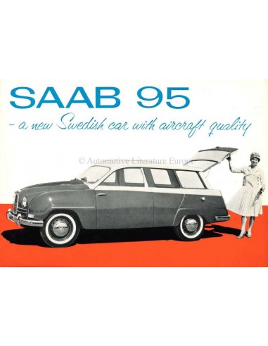 1960 SAAB 95 BROCHURE ENGELS (USA)