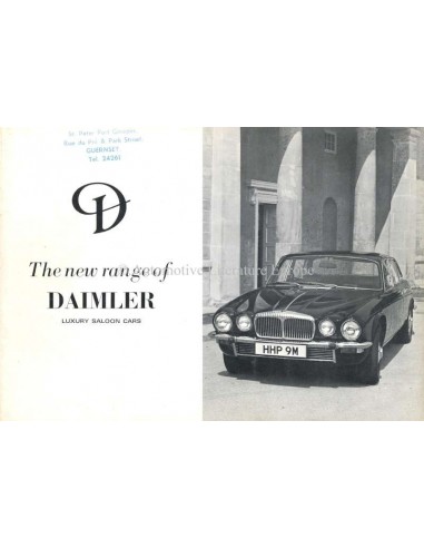 1970 DAIMLER SOVEREIGN / LIMOUSINE BROCHURE ENGELS