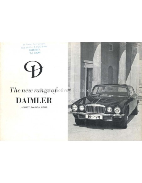 1970 DAIMLER SOVEREIGN / LIMOUSINE BROCHURE ENGLISH