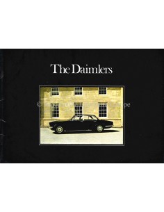 1974 DAIMLER SOVEREIGN / DOUBLE-SIX PROGRAMM PROSPEKT ENGLISCH