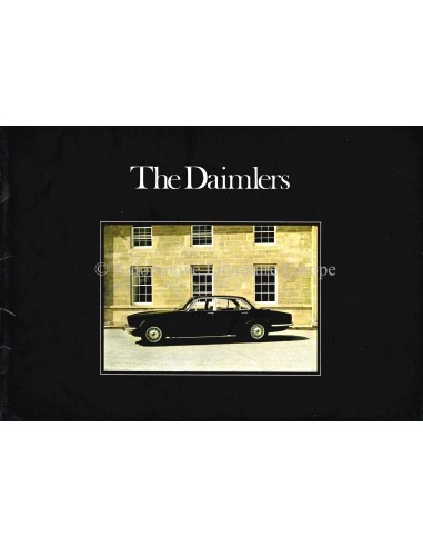 1974 DAIMLER SOVEREIGN / DOUBLE-SIX PROGRAMM PROSPEKT ENGLISCH