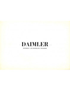 1974 DAIMLER SOVEREIGN / DOUBLE-SIX TWO-DOOR BROCHURE ENGELS