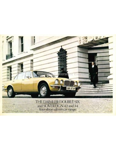 1976 DAIMLER DOUBLE-SIX / SOVEREIGN FOUR-DOOR BROCHURE ENGELS