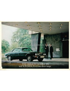 1977 DAIMLER DOUBLE-SIX / SOVEREIGN TWO-DOOR BROCHURE ENGELS
