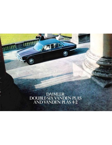 1976 DAIMLER DOUBLE-SIX VANDEN PLAS / VANDEN PLAS 4.2 BROCHURE ENGLISH