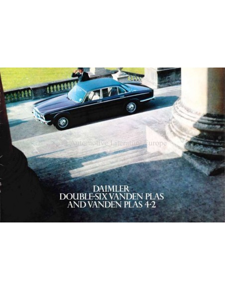 1976 DAIMLER DOUBLE-SIX VANDEN PLAS / VANDEN PLAS 4.2 BROCHURE ENGELS