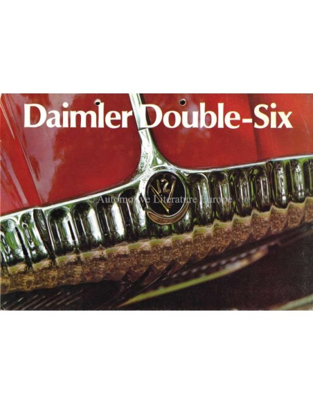 1972 DAIMLER DOUBLE-SIX PROSPEKT ENGLISCH