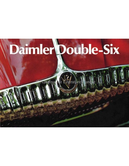 1972 DAIMLER DOUBLE-SIX BROCHURE ENGLISH