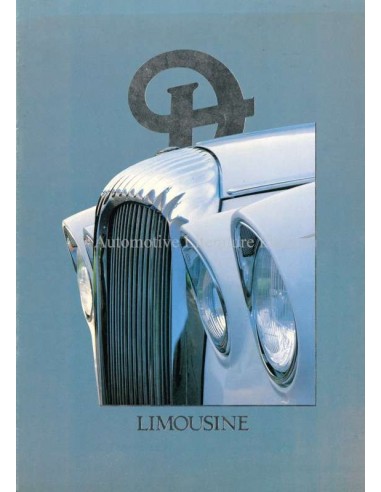 1981 DAIMLER LIMOUSINE BROCHURE ENGELS
