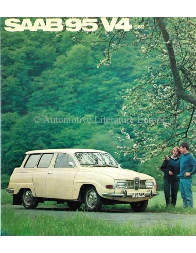 1969 SAAB 95 V4 PROSPEKT NIEDERLANDISCH