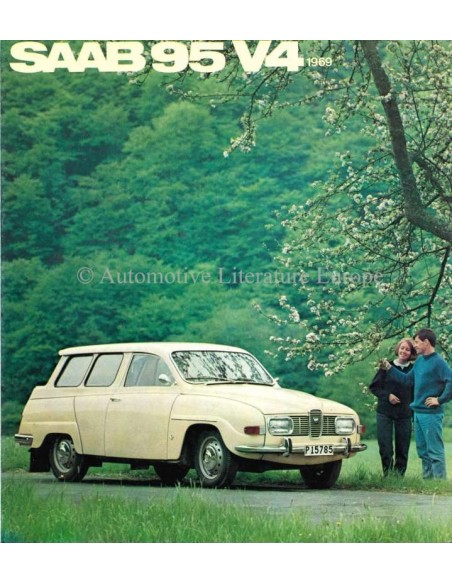1969 SAAB 95 V4 PROSPEKT NIEDERLANDISCH