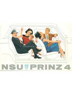 1962 NSU PRINZ 4 BROCHURE DUTCH