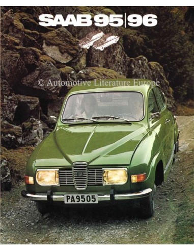 1972 SAAB 95 96 BROCHURE DUTCH
