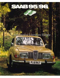 1972 SAAB 95 96 BROCHURE NEDERLANDS