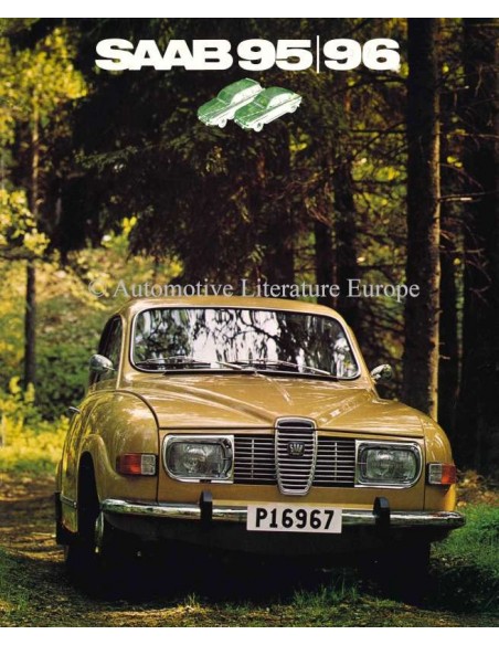 1972 SAAB 95 96 PROSPEKT NIEDERLANDISCH