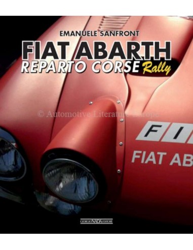 FIAT ABARTH REPARTO CORSE RALLY - EMANUELE SANFRONT BOOK
