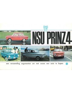 196? NSU PRINZ 4 BROCHURE DUTCH