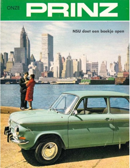 1965 NSU PRINZ 4 / 1000 / SPORT-PRINZ COUPÉ BROCHURE NEDERLANDS