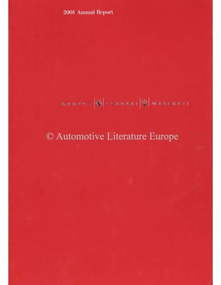 2001 FERRARI & MASERATI ANNUAL REPORT ENGLISH