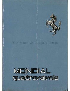 1982 FERRARI MONDIAL QUATTROVALVOLE INSTRUCTIEBOEKJE 241/82