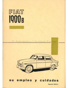 1957 FIAT 1900 B BETRIEBSANLEITUNG SPANISCH
