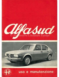 1973 ALFA ROMEO ALFASUD BETRIEBSANLEITUNG ITALIENISCH