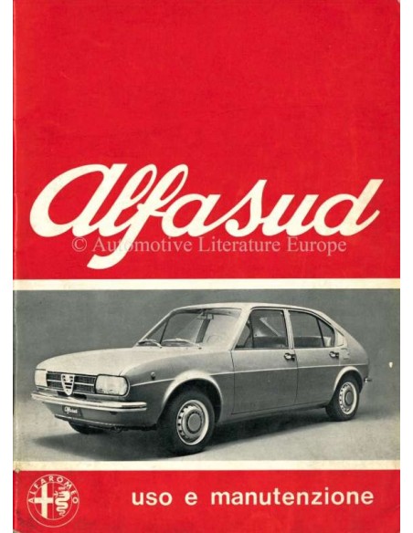 1973 ALFA ROMEO ALFASUD INSTRUCTIEBOEKJE ITALIAANS