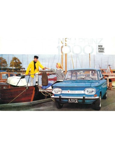 1965 NSU PRINZ 1000 L BROCHURE DUTCH