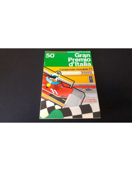 1979 50TH GRAND PRIX OF ITALY MONZA OFFICIAL CATALOGUE ITALIAN
