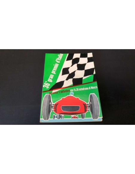 1965 36. GROßER PREIS VON ITALIEN (MONZA) OFFIZIELLER KATALOG ITALIENISCH