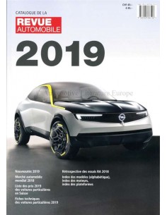 2019 AUTOMOBIl REVUE JAHRESKATALOG FRANZÖSISCH