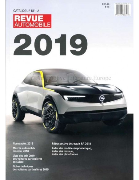 2019 AUTOMOBIL REVUE YEARBOOK FRENCH