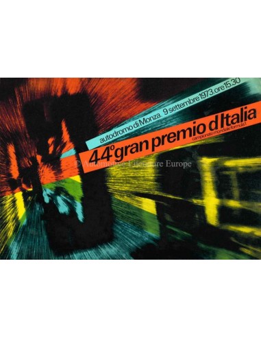 1973 44. GROßER PREIS VON ITALIEN (MONZA) OFFIZIELLER KATALOG ITALIENISCH