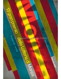 1971 GRAN PREMIO DELLA LOTTERIA DI MONZA OFFICIELE CATALOGUS ITALIAANS