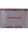 1991 PORSCHE 928 GTS INSTRUCTIEBOEKJE DUITS