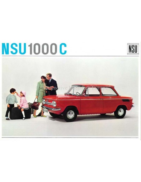 1967 NSU 1000 C PROSPEKT DEUTSCH