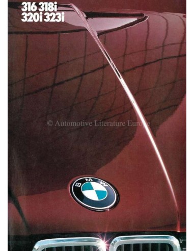 1982 BMW 3ER PROSPEKT DEUTSCH