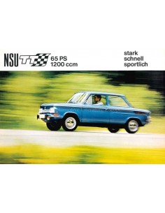 1968 NSU TT PROSPEKT DEUTSCH