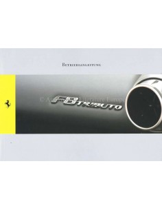 2019 FERRARI F8 TRIBUTO OWNERS MANUAL GERMAN