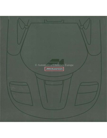 2012 MCLAREN MP4-12C HARDCOVER PROSPEKT DEUTSCH