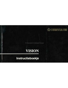 1993 CHRYSLER VISION OWNER'S MANUAL DUTCH