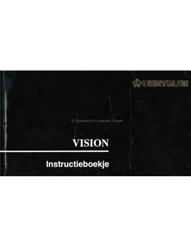 1993 CHRYSLER VISION OWNER'S MANUAL DUTCH