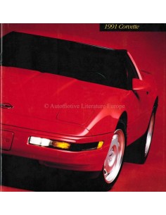 1991 CHEVROLET CORVETTE BROCHURE ENGLISH