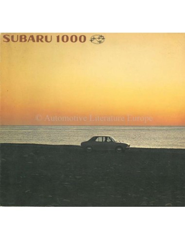 1966 SUBARU 1000 BROCHURE JAPANESE