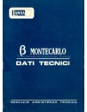 1975 LANCIA BETA MONTECARLO TECHNISCHE DATEN ENGLISCH
