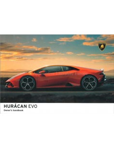 2019 LAMBORGHINI HURACAN EVO INSTRUCTIEBOEKJE ENGELS