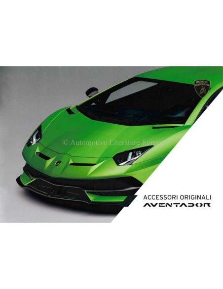 2019 LAMBORGHINI AVENTADOR SV / SVJ ZUBEHÖR HARDBACK PROSPEKT ENGLISCH