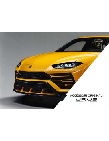 2019 LAMBORGHINI URUS ZUBEHÖR HARDBACK PROSPEKT ENGLISCH