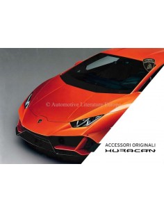 2019 LAMBORGHINI HURACAN ACCESSOIRES HARDBACK BROCHURE ENGELS