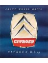 1957 CITROEN DS 19 PROSPEKT ENGLISCH